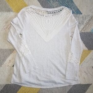 Rewind Crochet Lace Top MEDIUM